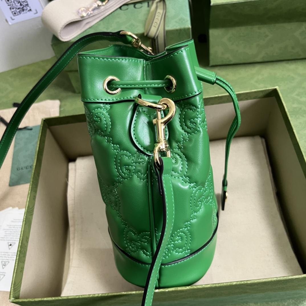 Gucci GG Matelassé Beuteltasche (17*20*10cm) - EUR FASHION