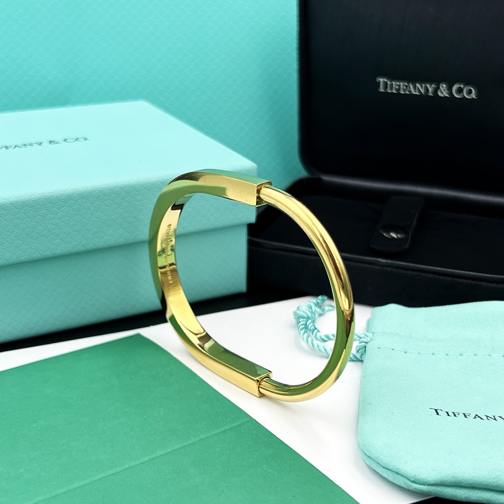Tiffany&CO Lock-Armreif aus Gelbgold - EUR FASHION
