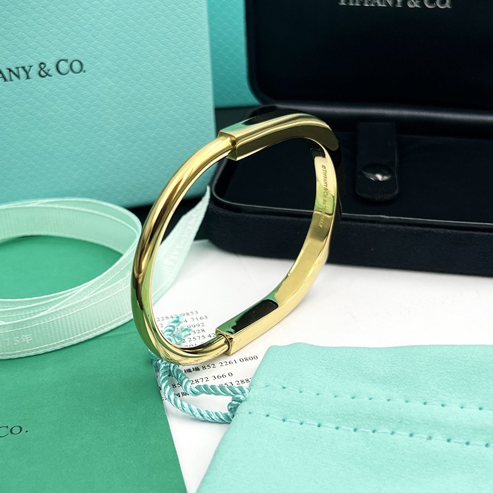 Tiffany&CO Lock-Armreif aus Gelbgold - EUR FASHION
