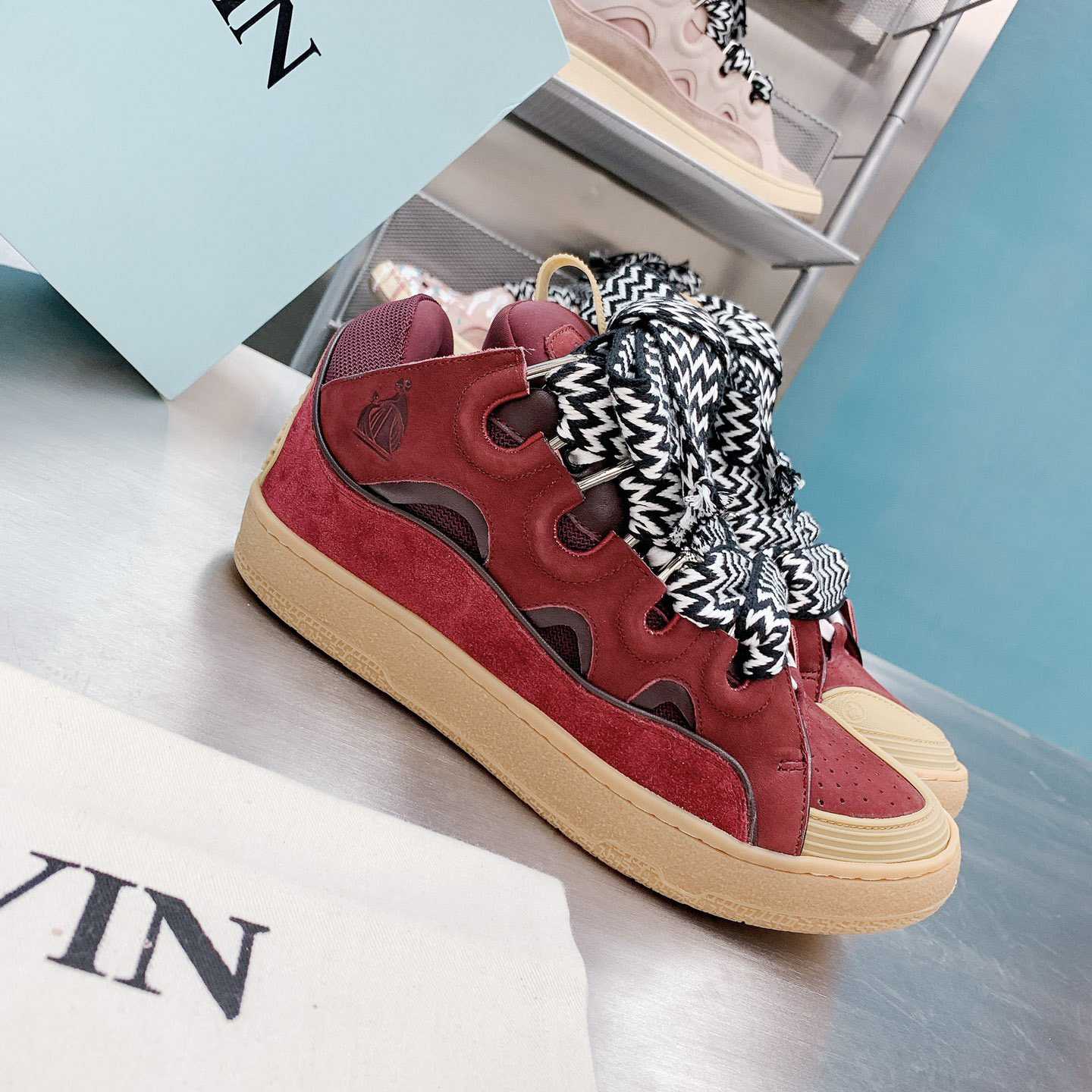 Lanvin Leder-Bordstein-Sneaker - EUR FASHION