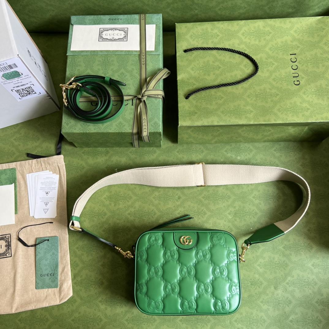 Kleine Gucci GG Matelassé-Tasche (21,5–17–7,5 cm) - EUR FASHION