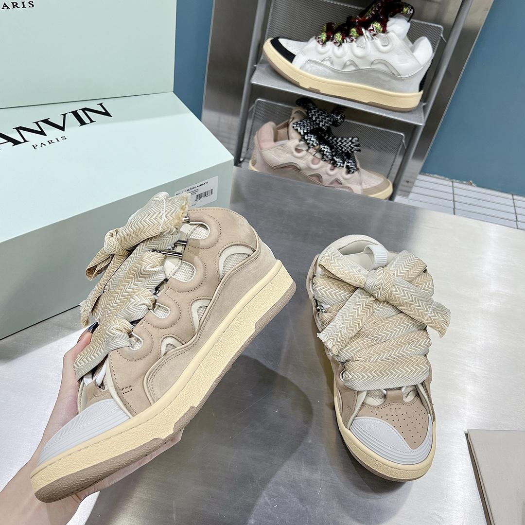 Lanvin Leder-Bordstein-Sneaker - EUR FASHION