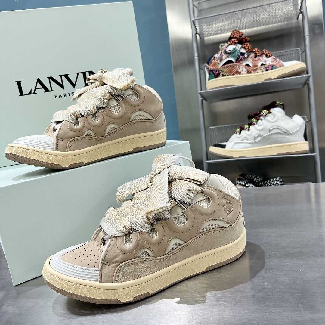 Lanvin Leder-Bordstein-Sneaker - EUR FASHION