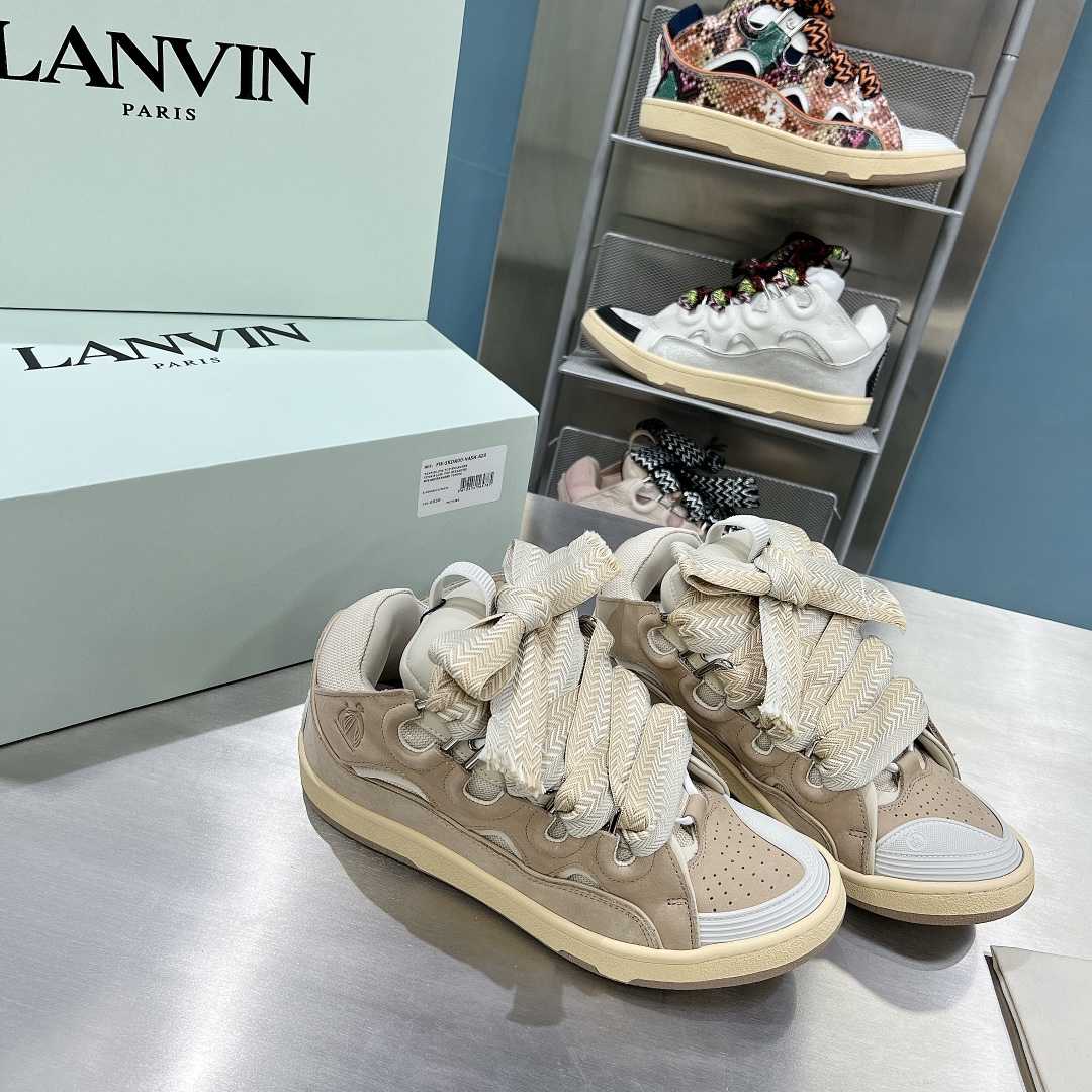 Lanvin Leder-Bordstein-Sneaker - EUR FASHION