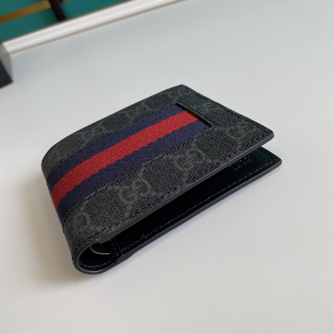 Gucci GG Supreme Web-Geldbörse (11–9–1,5 cm) - EUR FASHION