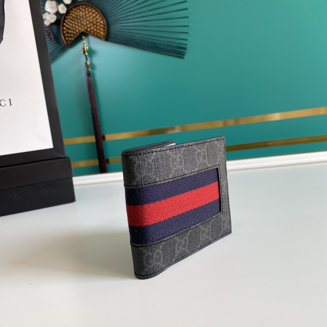 Gucci GG Supreme Web-Geldbörse (11–9–1,5 cm) - EUR FASHION
