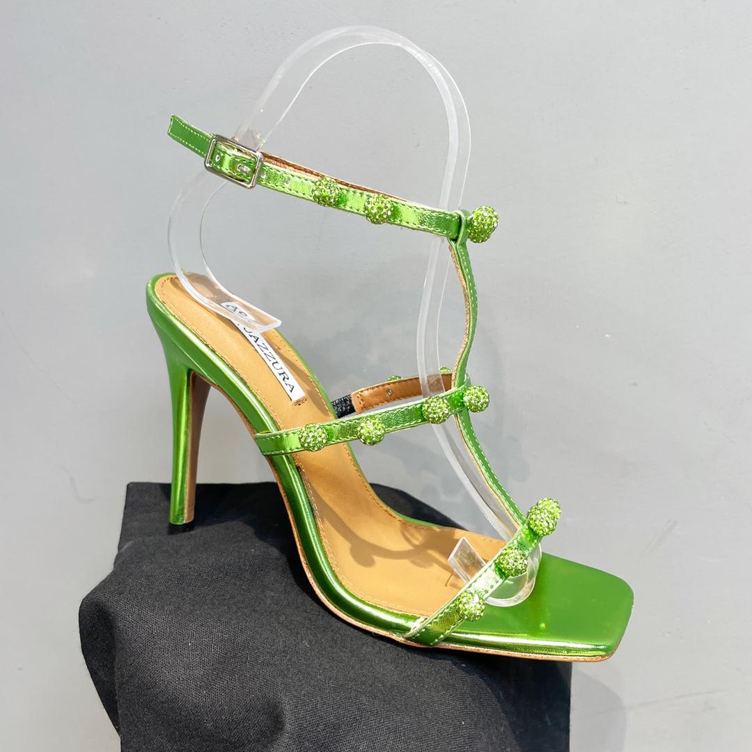 Aquazzura Cha Cha Cha Kristallsandale 95 - EUR FASHION