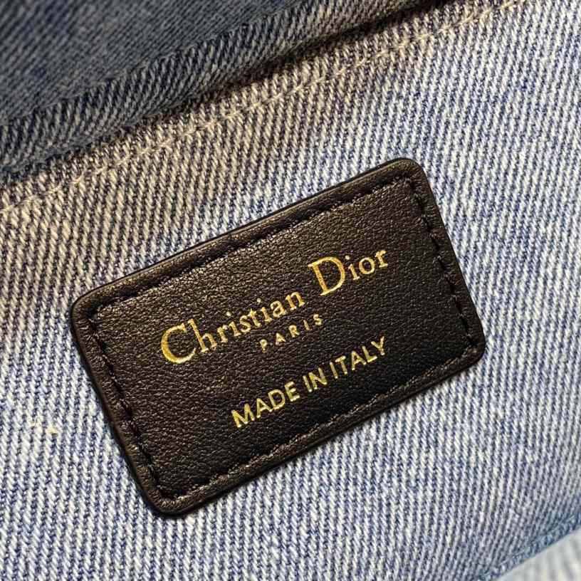 Dior Denim Macrocannage Lady D-Joy Blau (26*6*14cm) - EUR FASHION