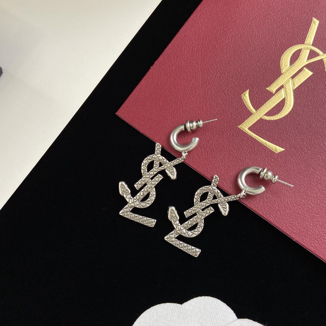 Saint Laurent YSL-Logo-Ohrringe - EUR FASHION