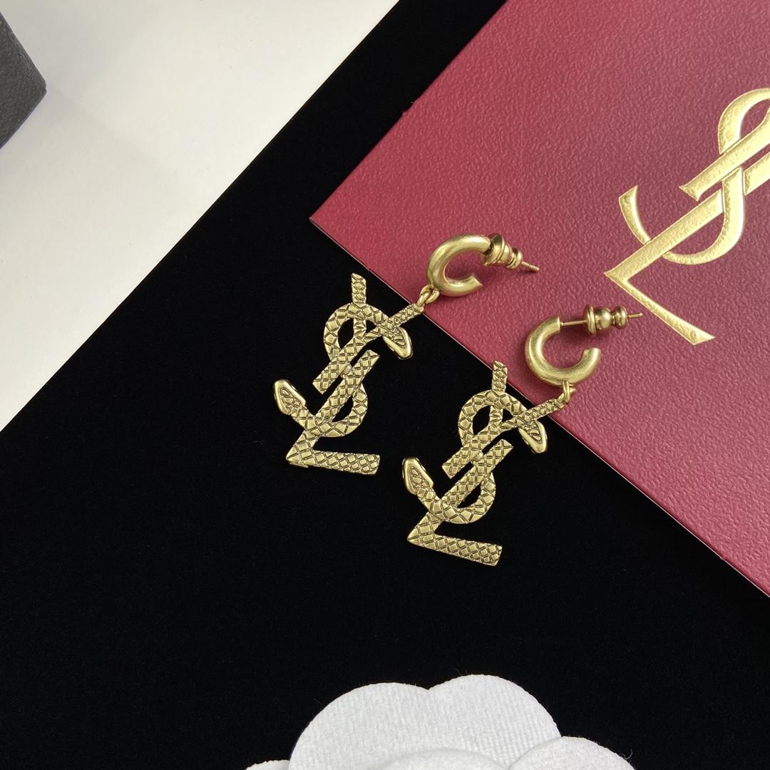 Saint Laurent YSL-Logo-Ohrringe - EUR FASHION