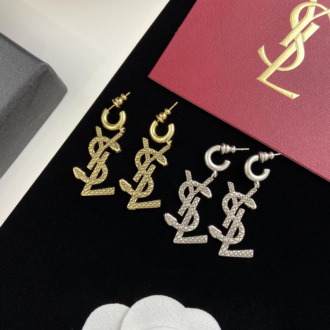 Saint Laurent YSL-Logo-Ohrringe - EUR FASHION