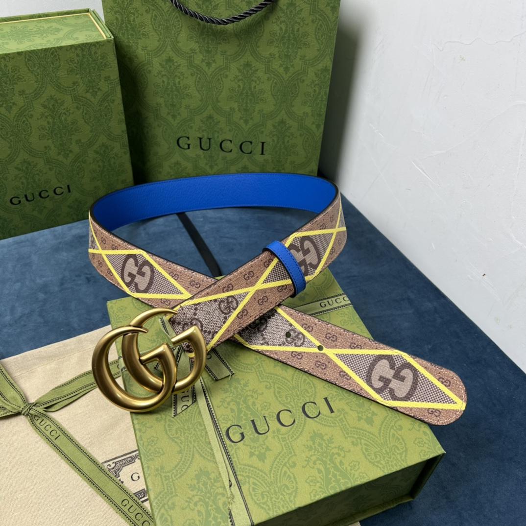 Gucci GG Marmont breiter Gürtel - EUR FASHION