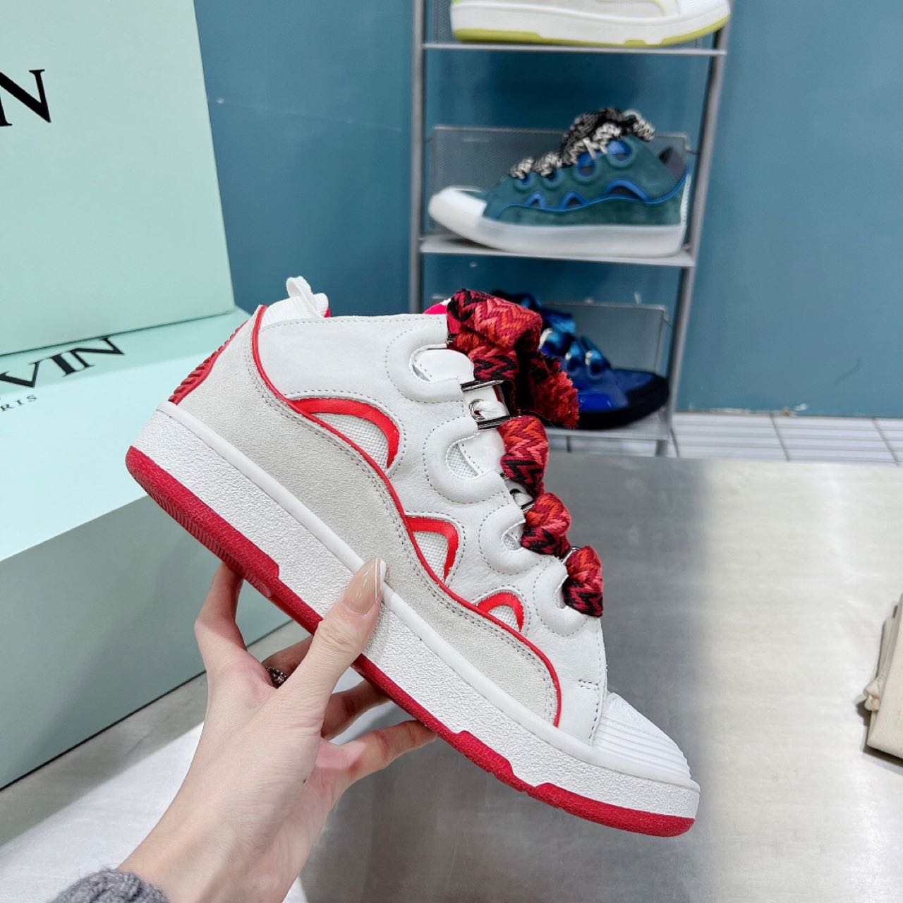 Lanvin Curb Batman-Sneaker - EUR FASHION