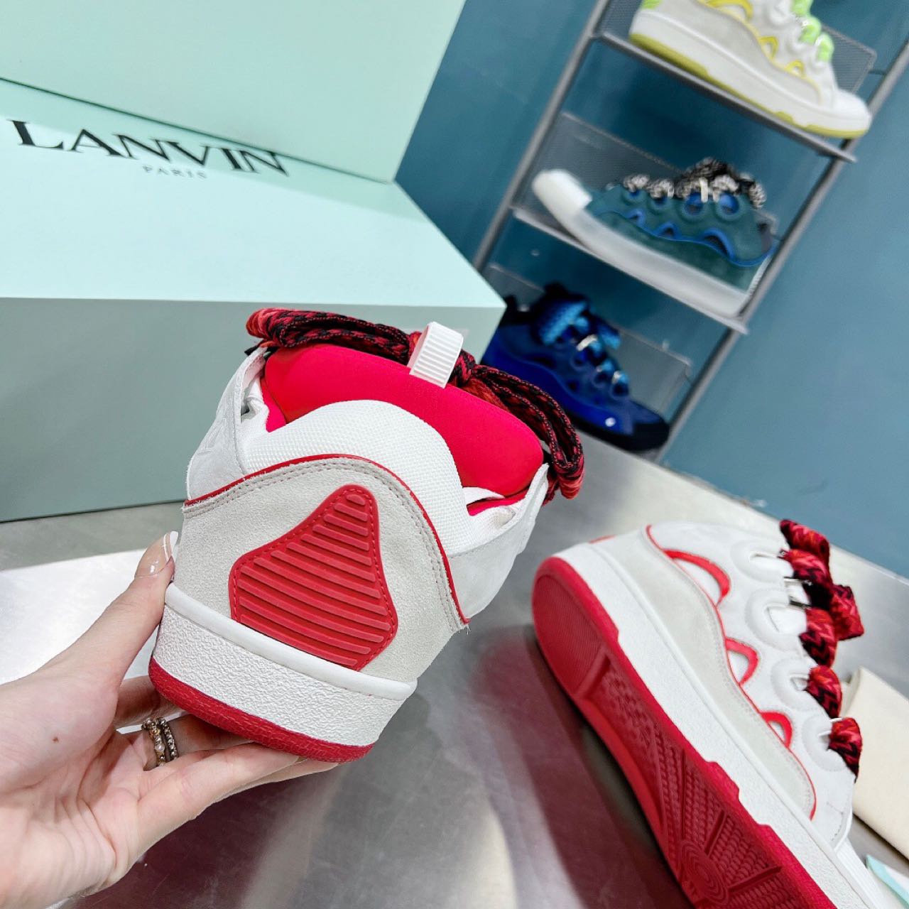 Lanvin Curb Batman-Sneaker - EUR FASHION