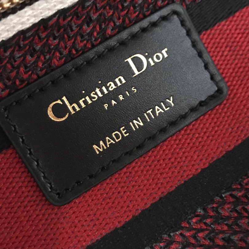 Dior Lady D-Lite Tasche aus besticktem Canvas (24-20-11 cm) - EUR FASHION