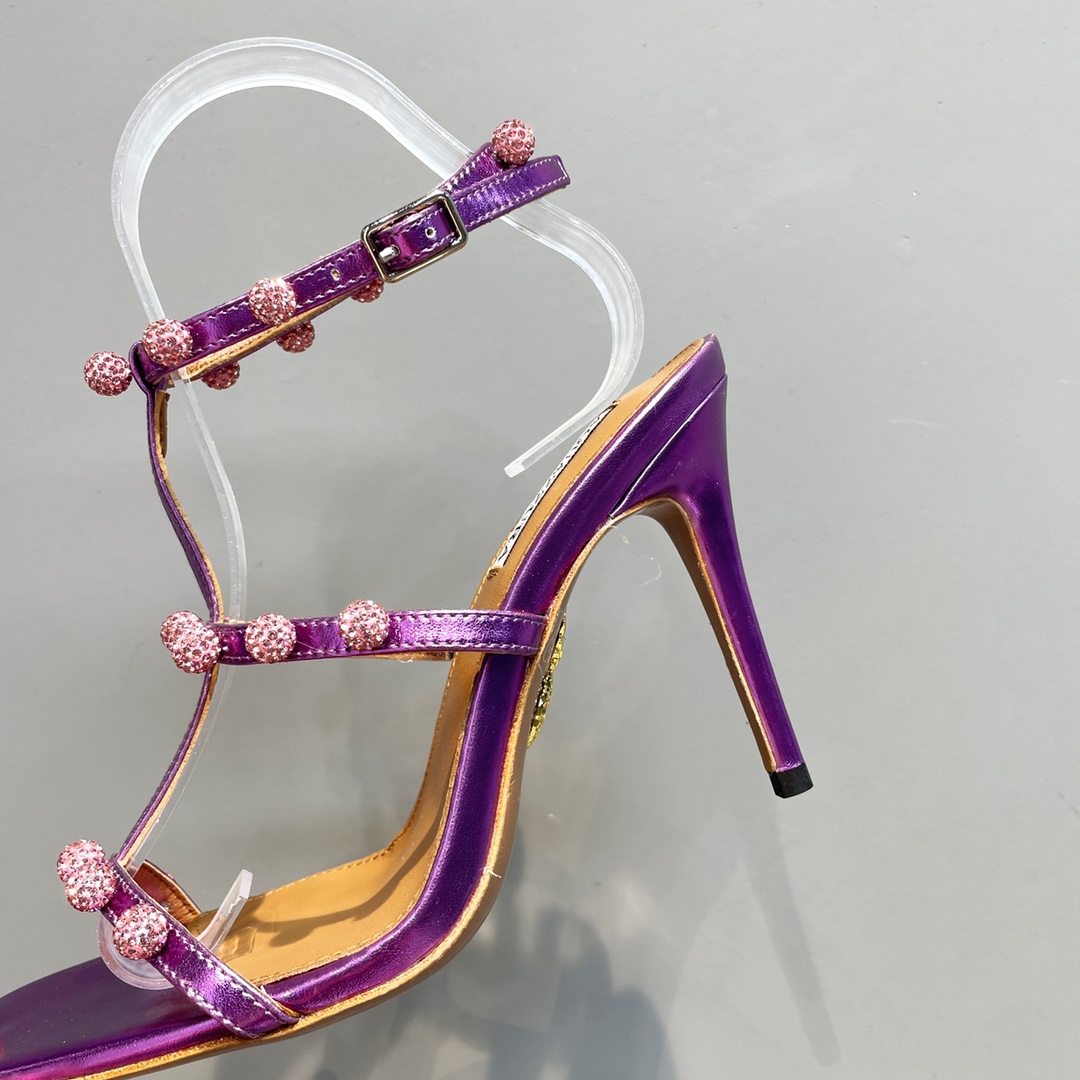 Aquazzura Cha Cha Cha Kristallsandale 95 - EUR FASHION