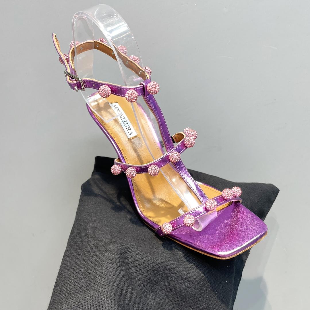 Aquazzura Cha Cha Cha Kristallsandale 95 - EUR FASHION