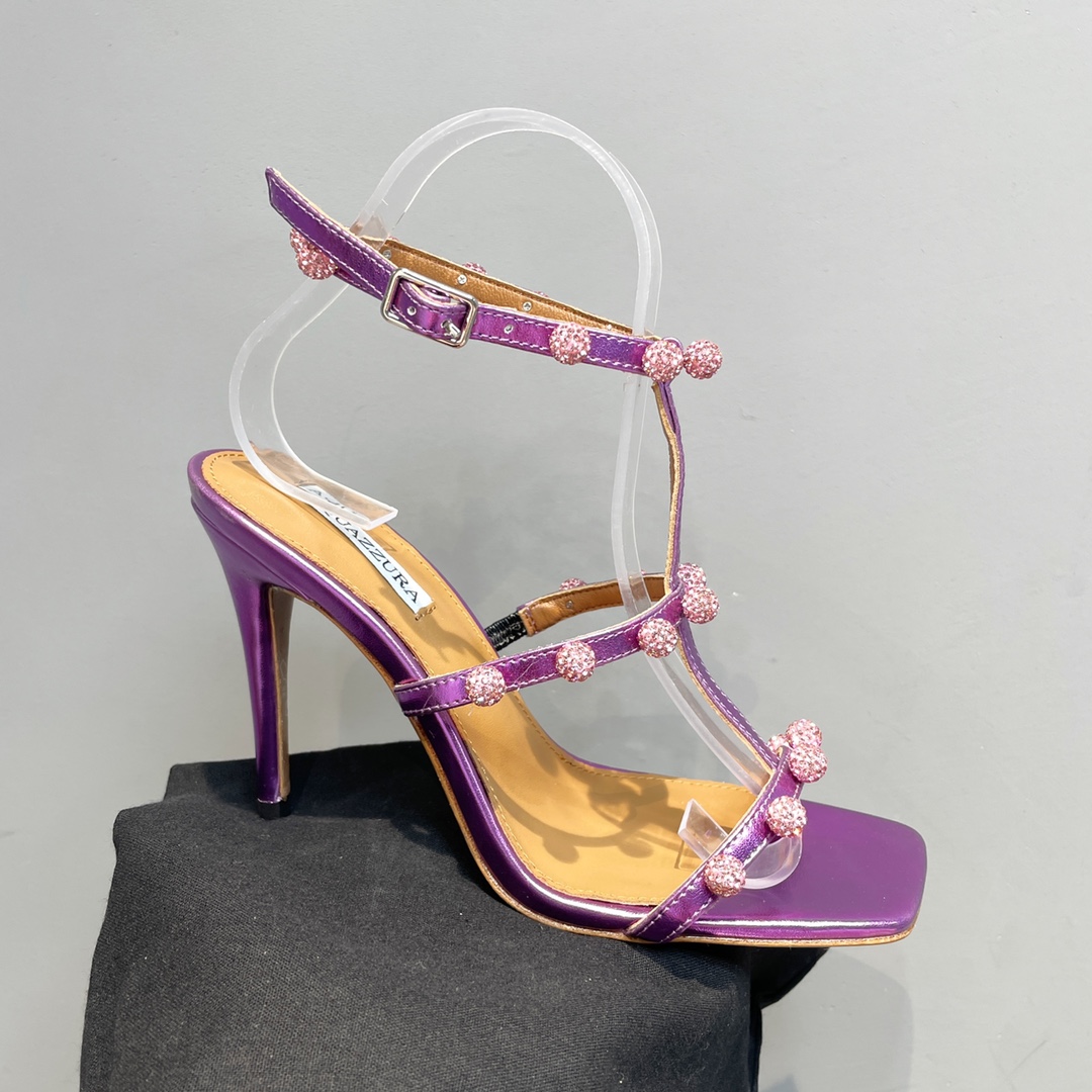 Aquazzura Cha Cha Cha Kristallsandale 95 - EUR FASHION