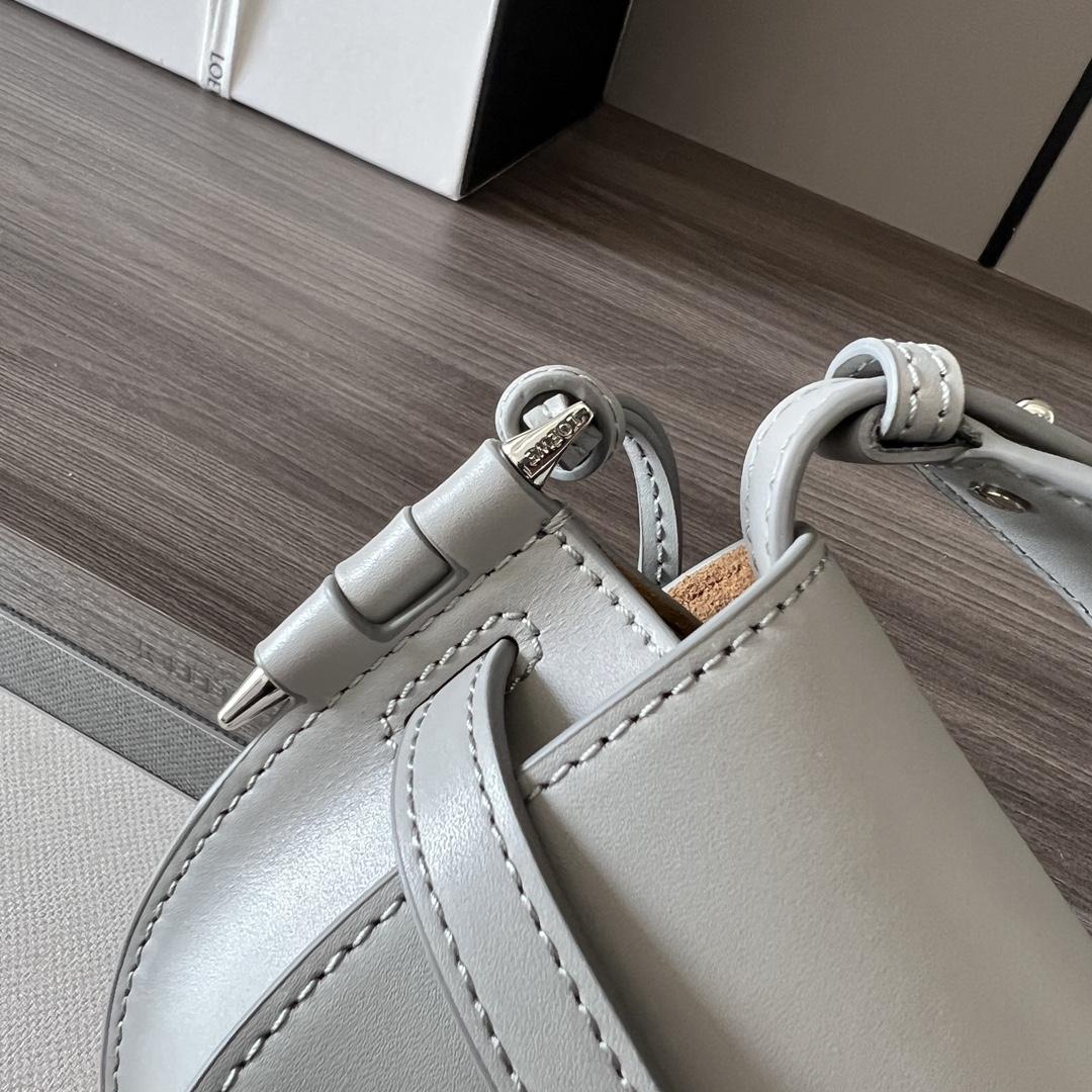 Loewe Mini Gate Dual Bag aus weichem Kalbsleder und Jacquard - EUR FASHION