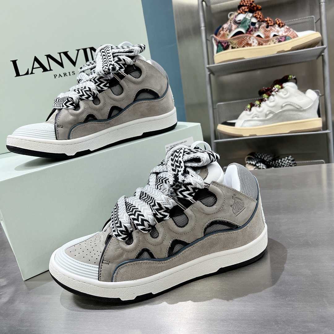 Lanvin Leder-Bordstein-Sneaker - EUR FASHION