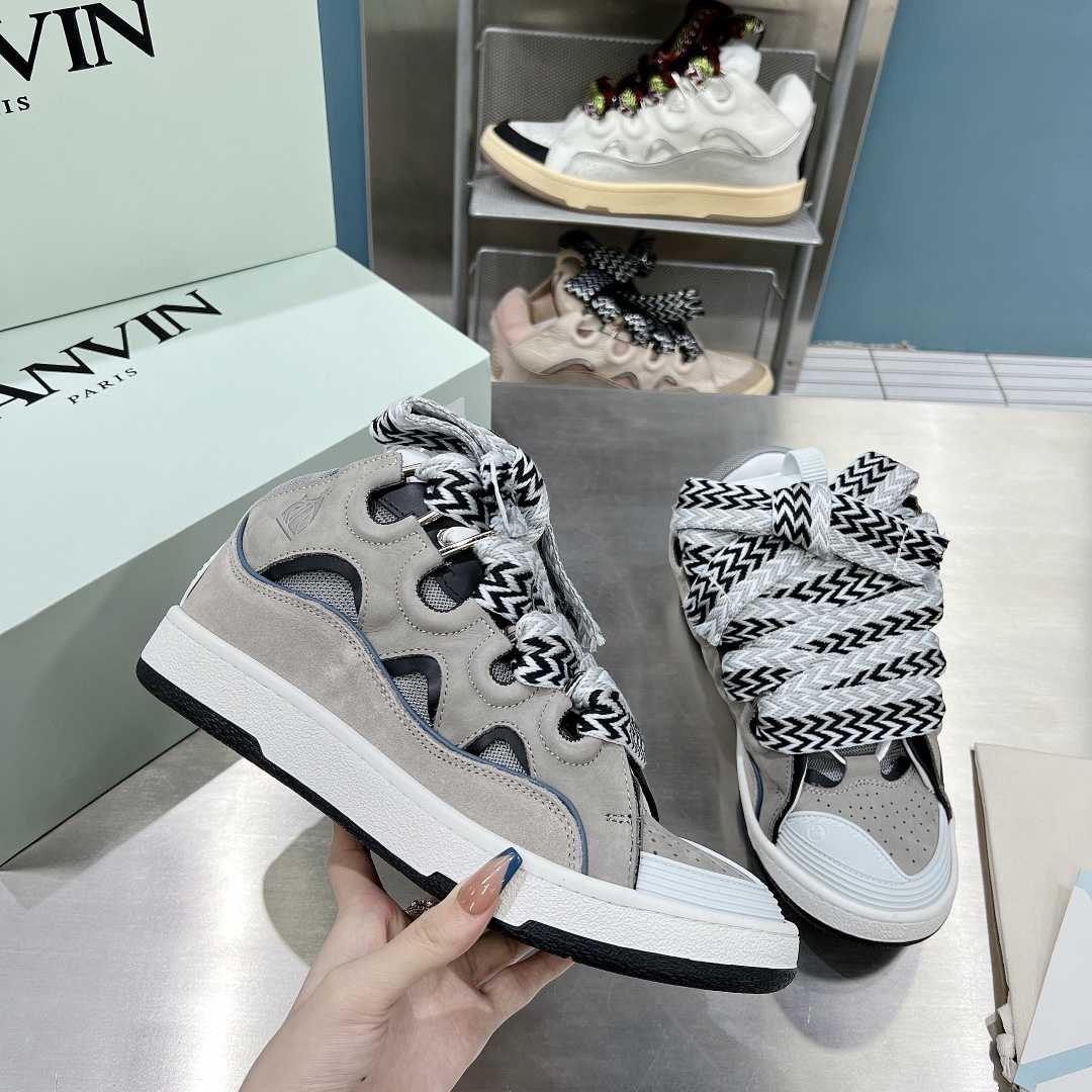 Lanvin Leder-Bordstein-Sneaker - EUR FASHION