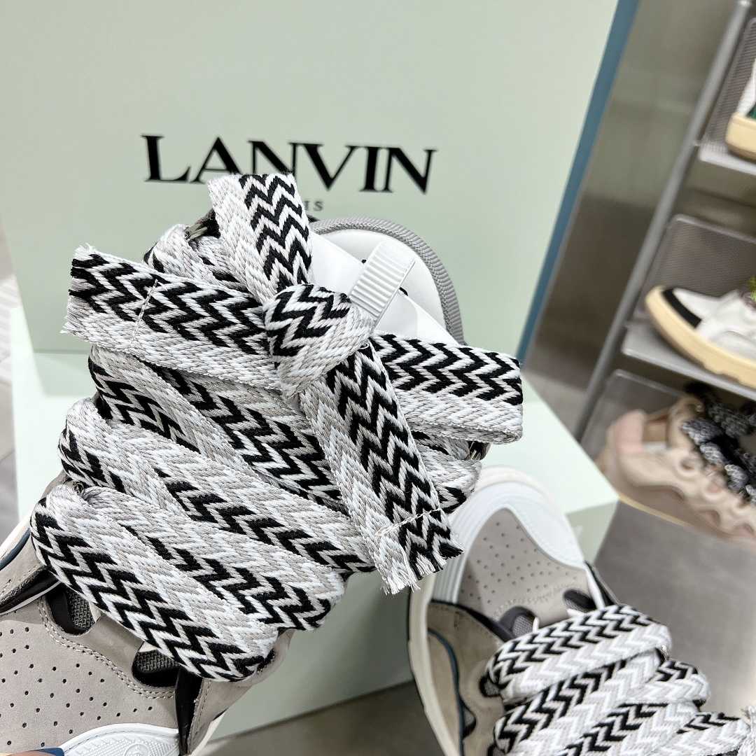 Lanvin Leder-Bordstein-Sneaker - EUR FASHION