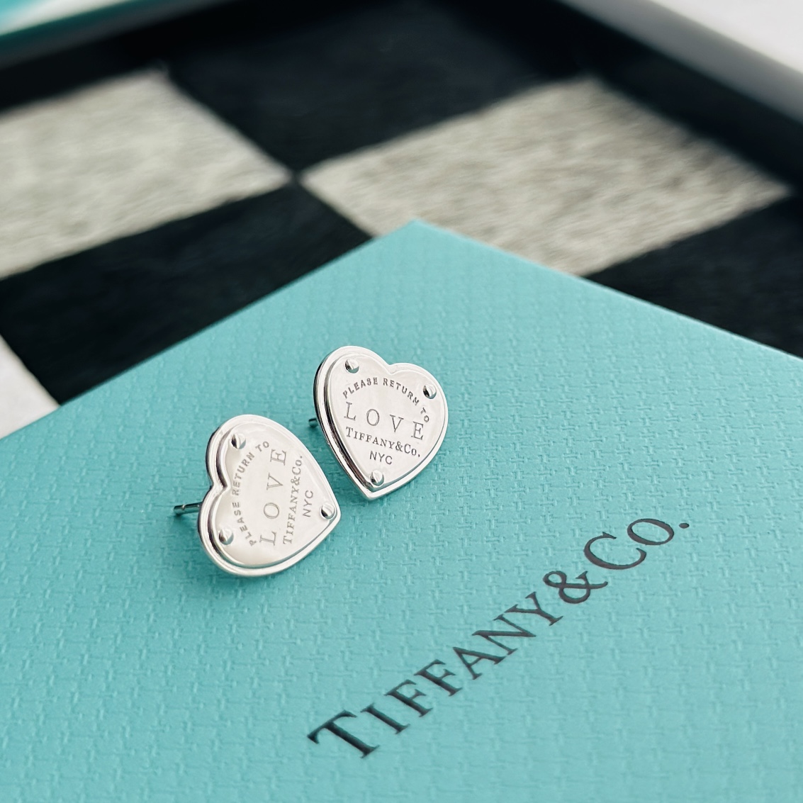 Tiffany&CO Herzanhänger-Ohrringe - EUR FASHION