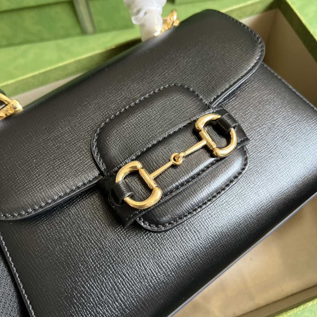 Gucci Horsebit 1955 Mini-Tasche (22 x 16 x 10,5 cm) - EUR FASHION