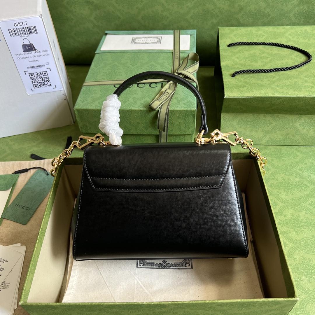 Gucci Horsebit 1955 Mini-Tasche (22 x 16 x 10,5 cm) - EUR FASHION