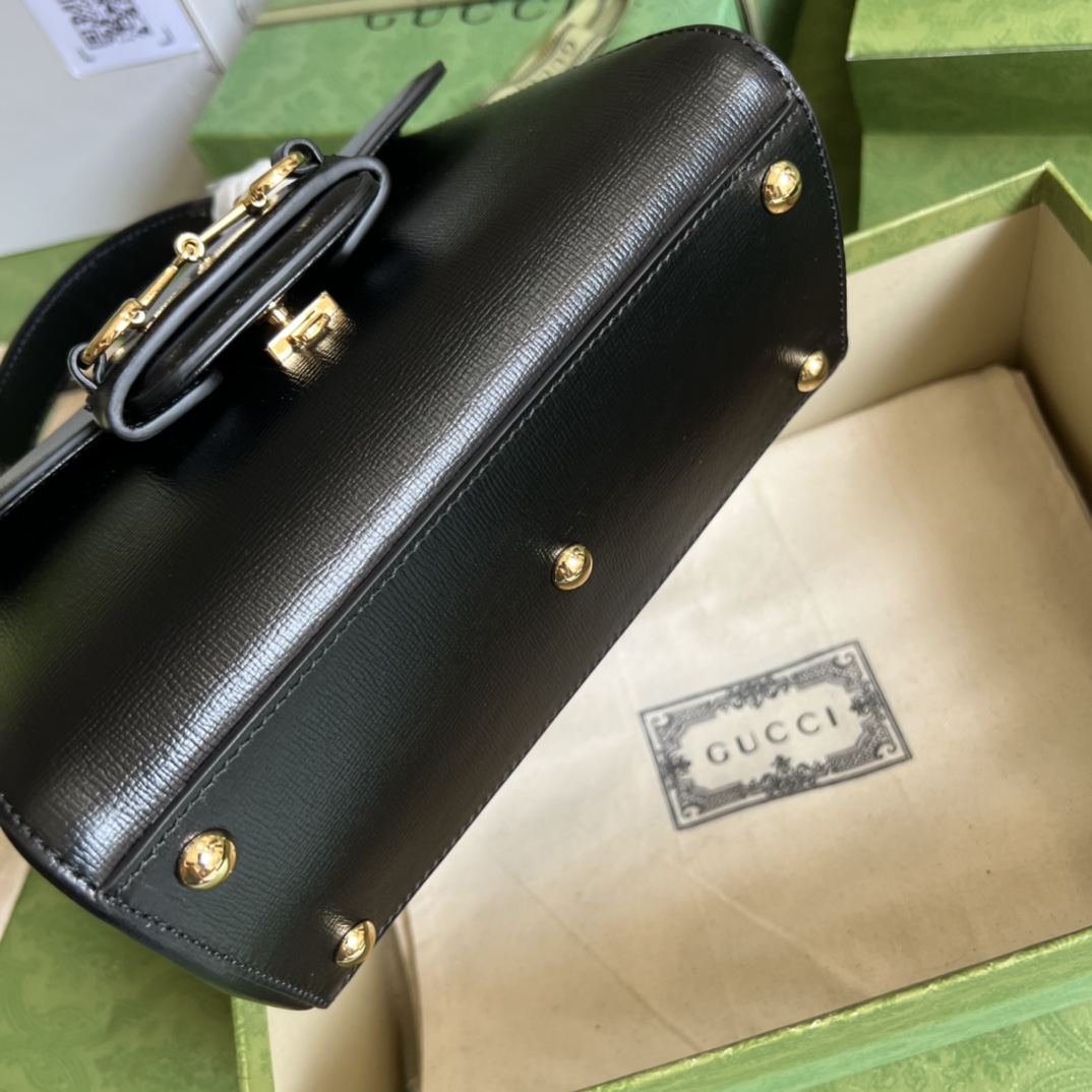 Gucci Horsebit 1955 Mini-Tasche (22 x 16 x 10,5 cm) - EUR FASHION