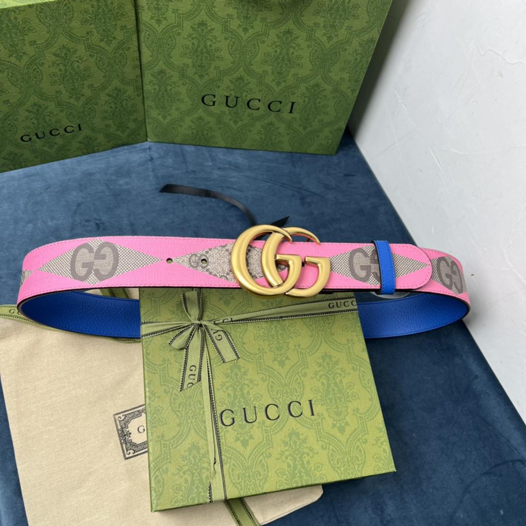 Gucci GG Marmont breiter Gürtel - EUR FASHION