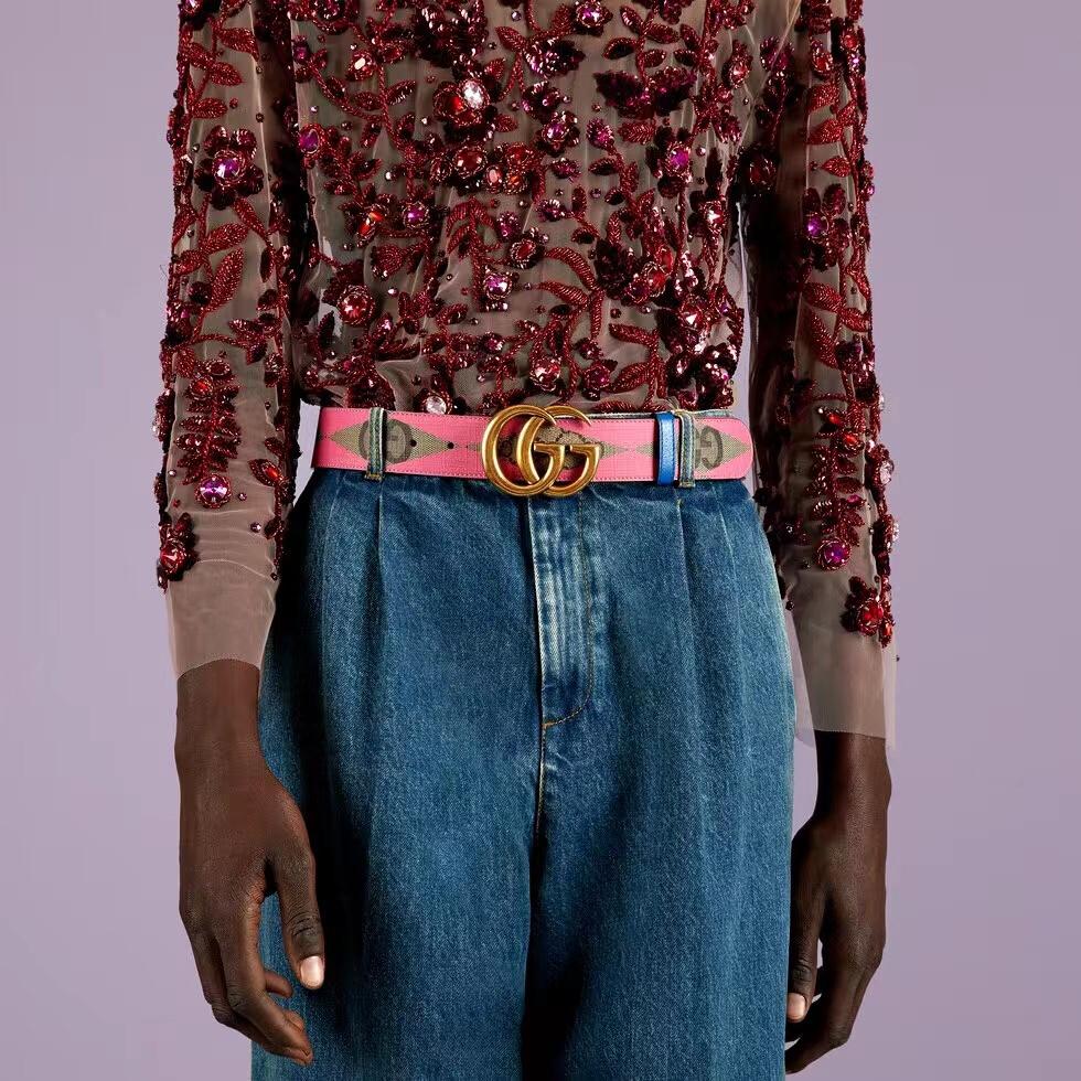 Gucci GG Marmont breiter Gürtel - EUR FASHION
