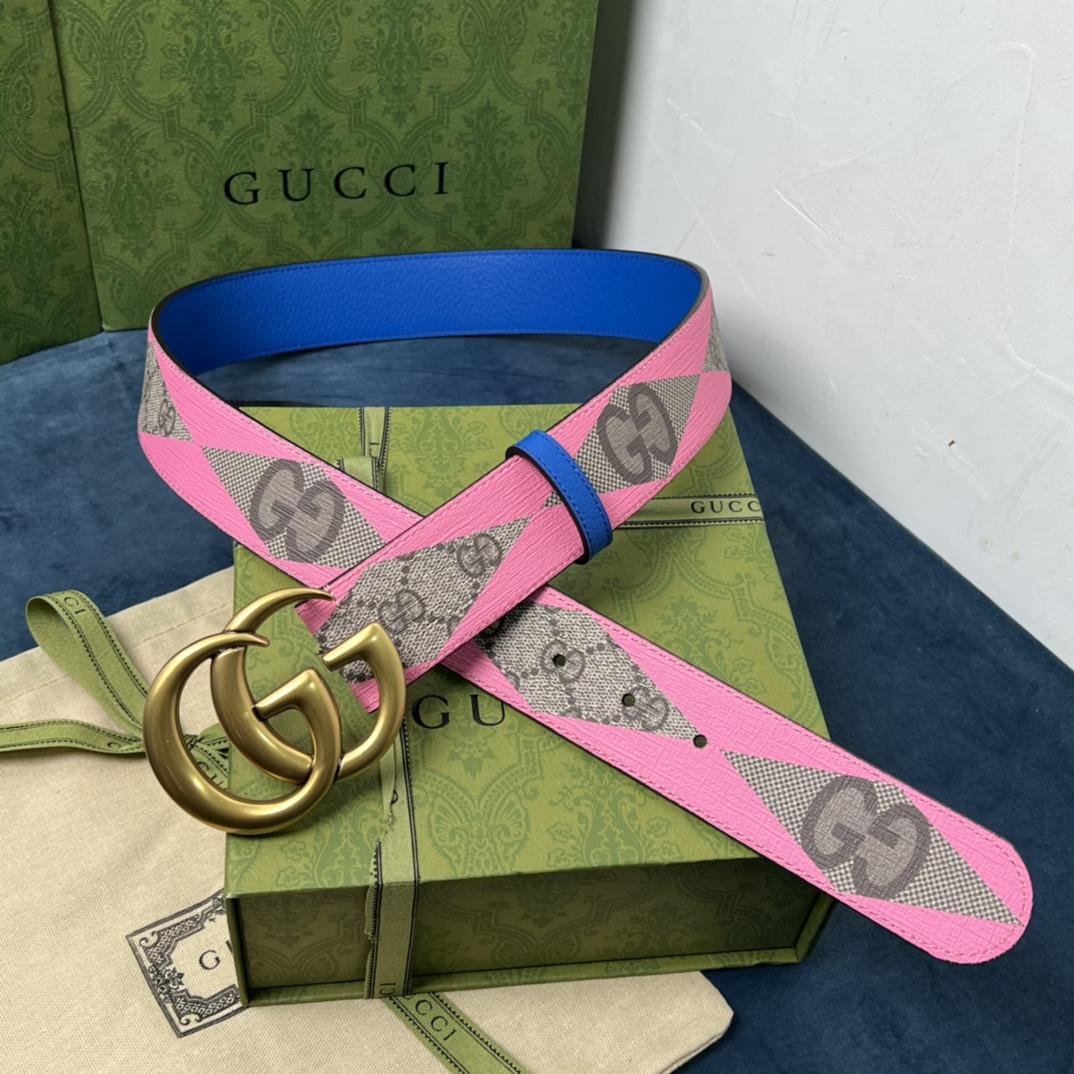 Gucci GG Marmont breiter Gürtel - EUR FASHION