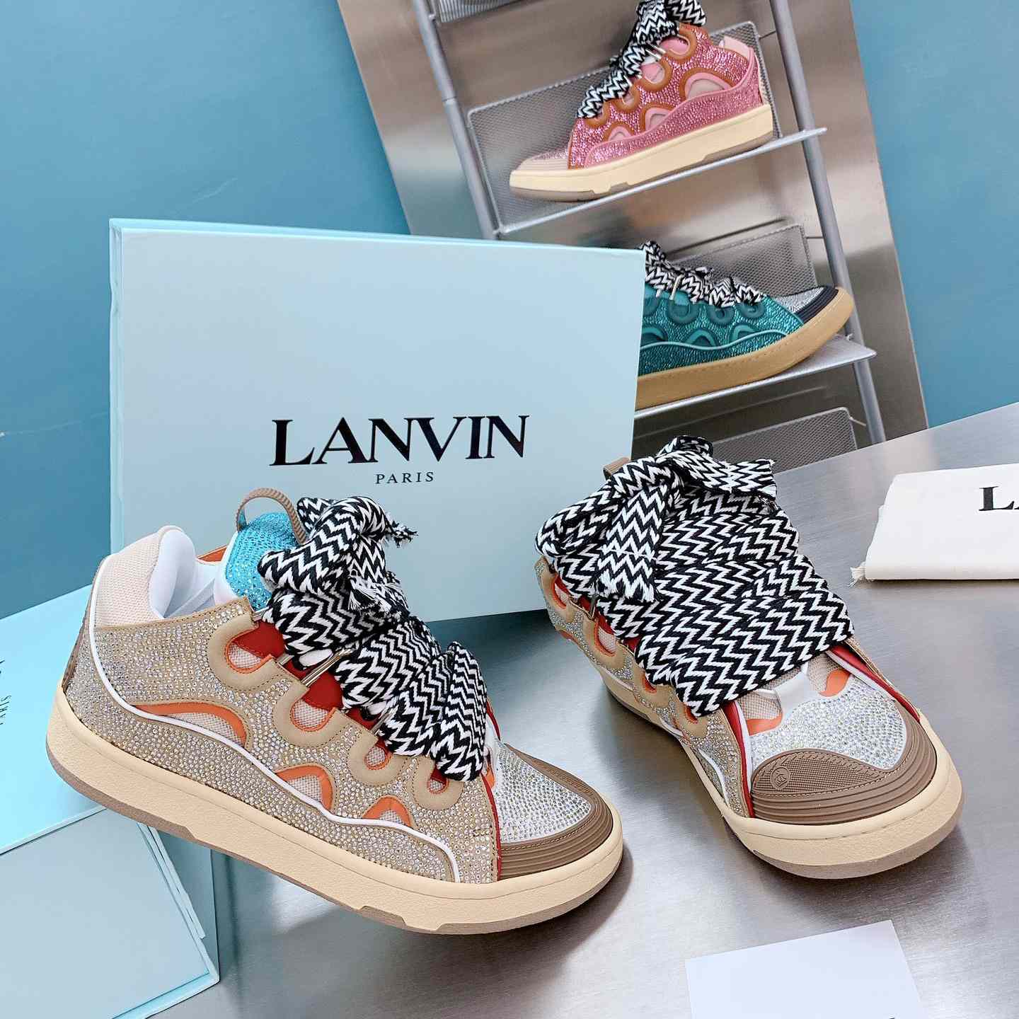 Lanvin Curb Low-Top-Sneaker - EUR FASHION