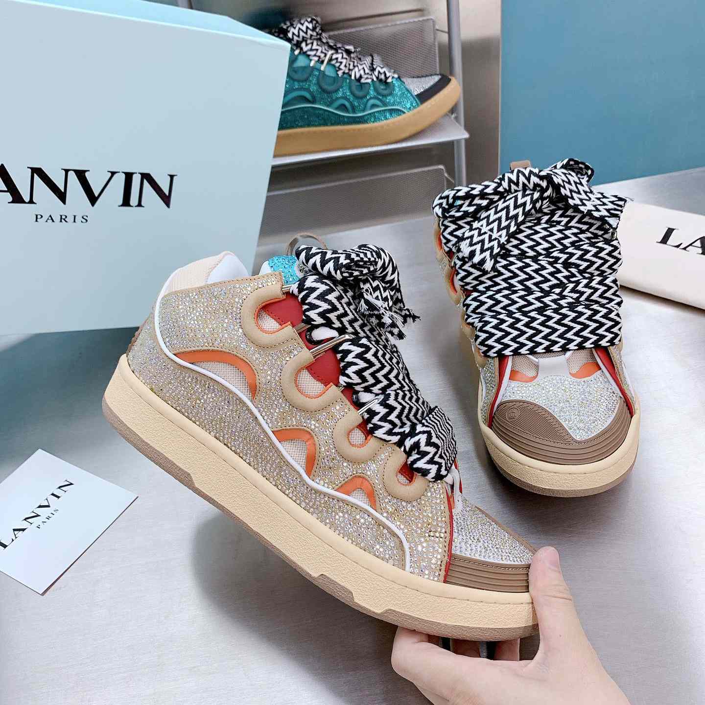 Lanvin Curb Low-Top-Sneaker - EUR FASHION