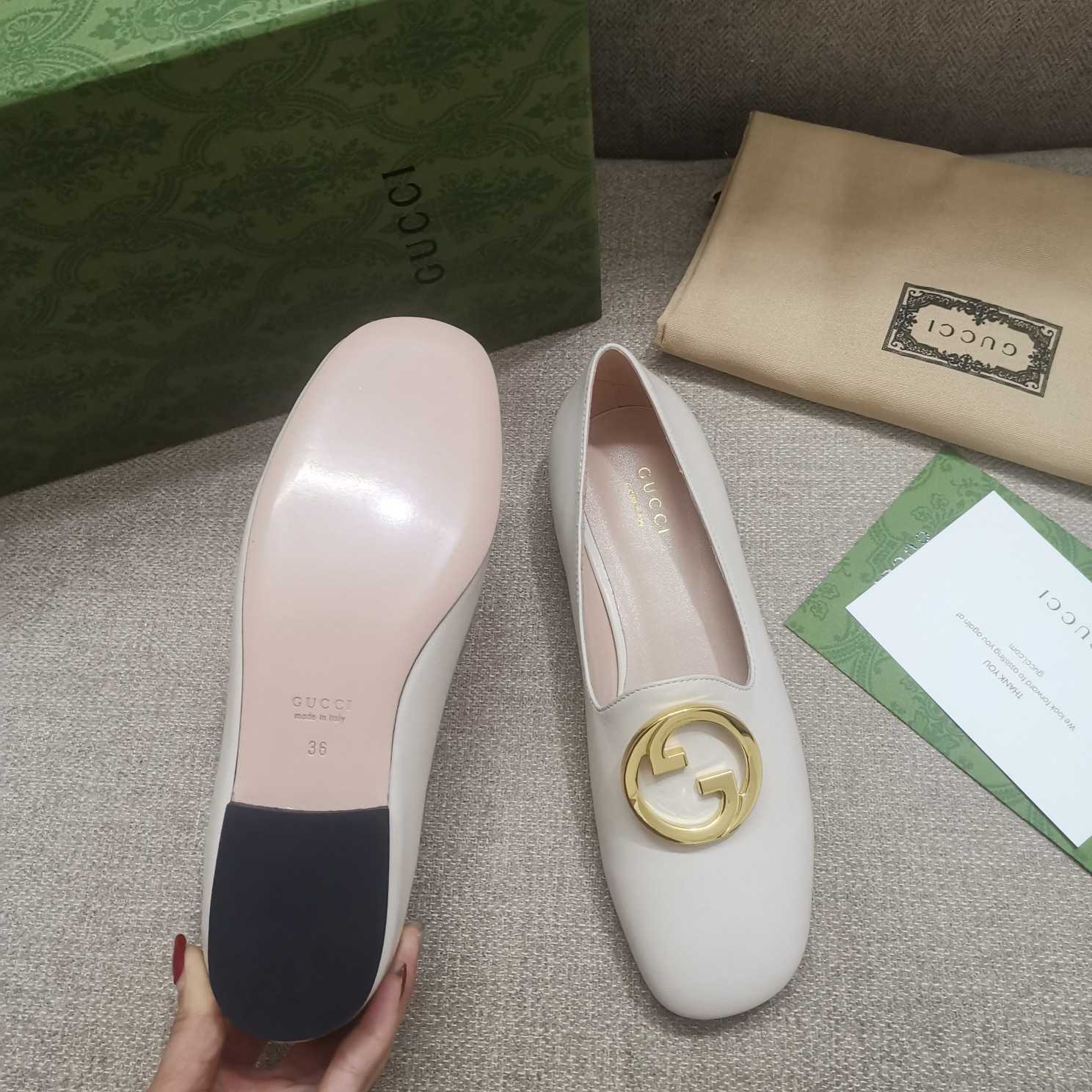 Gucci Blonde Ballerinas für Damen - EUR FASHION