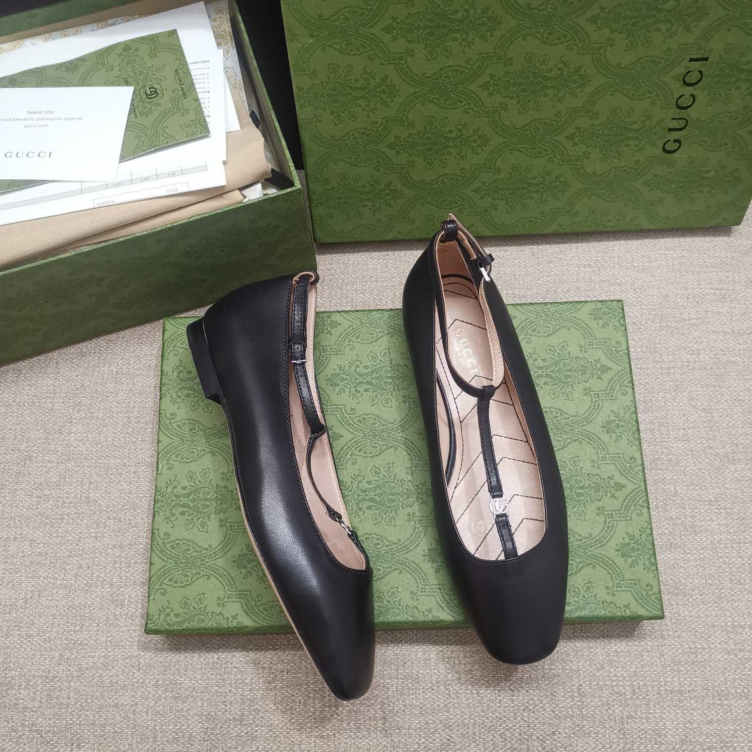 Gucci Damen-Ballerinas mit Doppel-G - EUR FASHION