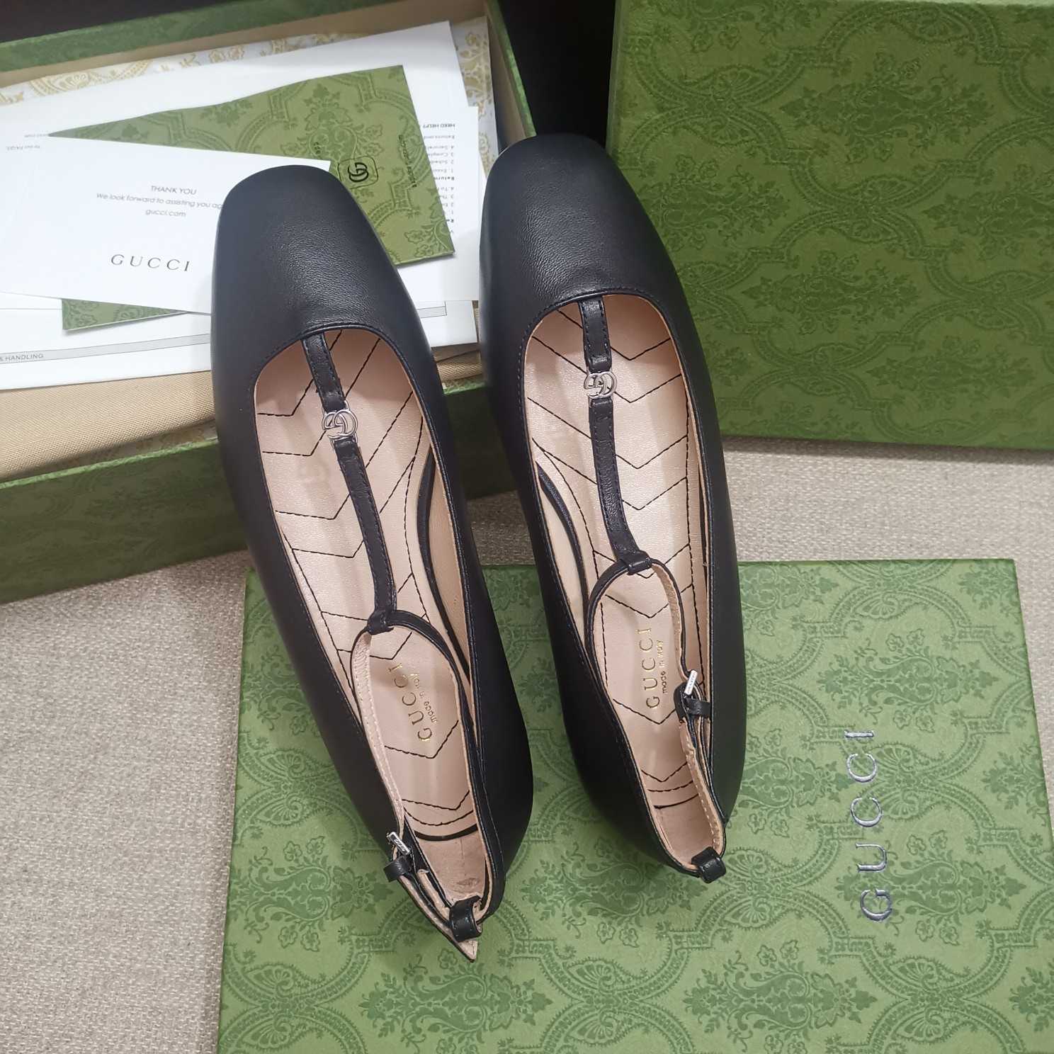 Gucci Damen-Ballerinas mit Doppel-G - EUR FASHION