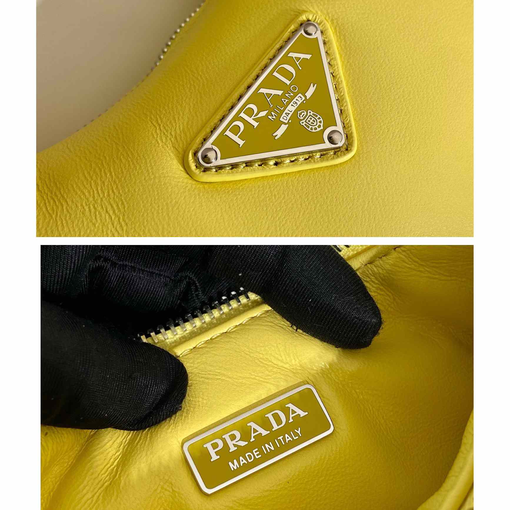 Prada Minitasche aus weich gepolstertem Nappaleder - EUR FASHION