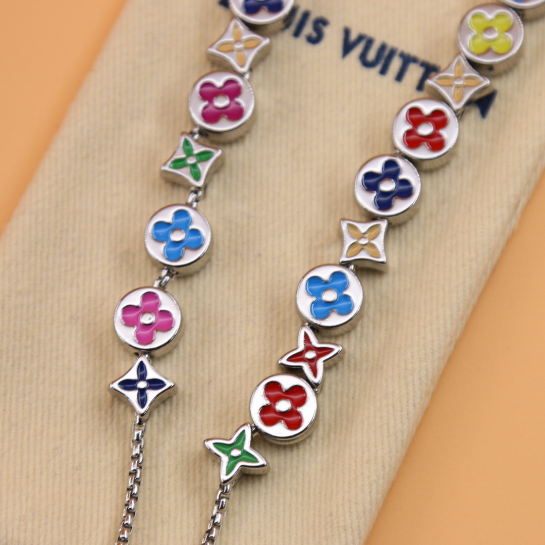 Louis Vuitton-Monogramm-Party-Halskette MP3281 - EUR FASHION