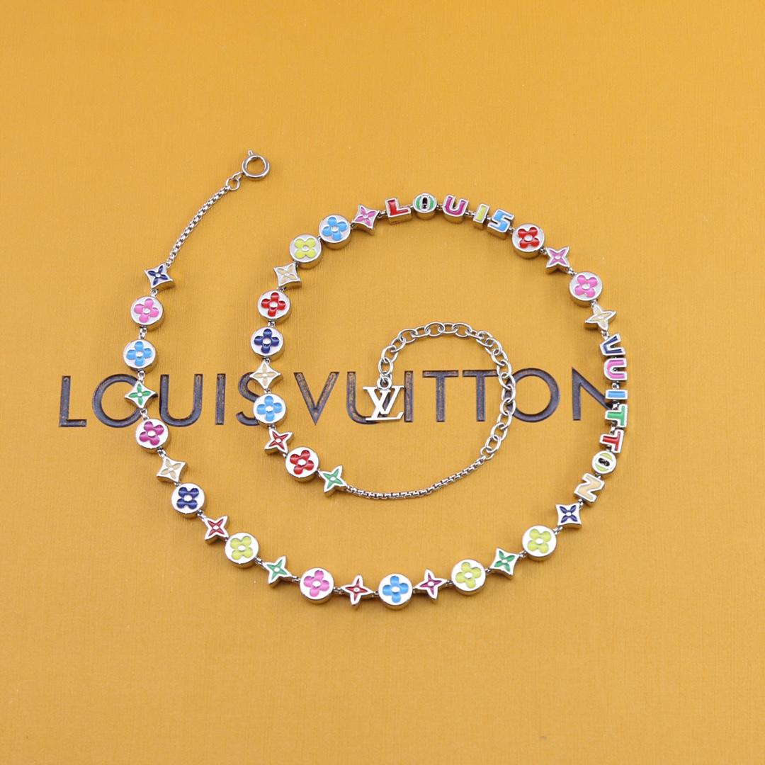 Louis Vuitton-Monogramm-Party-Halskette MP3281 - EUR FASHION