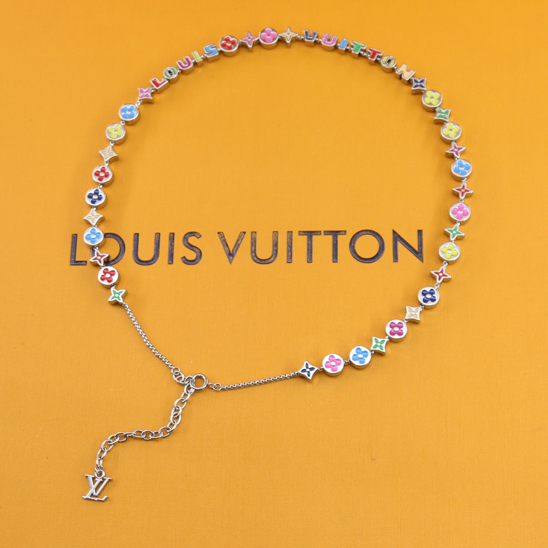 Louis Vuitton-Monogramm-Party-Halskette MP3281 - EUR FASHION