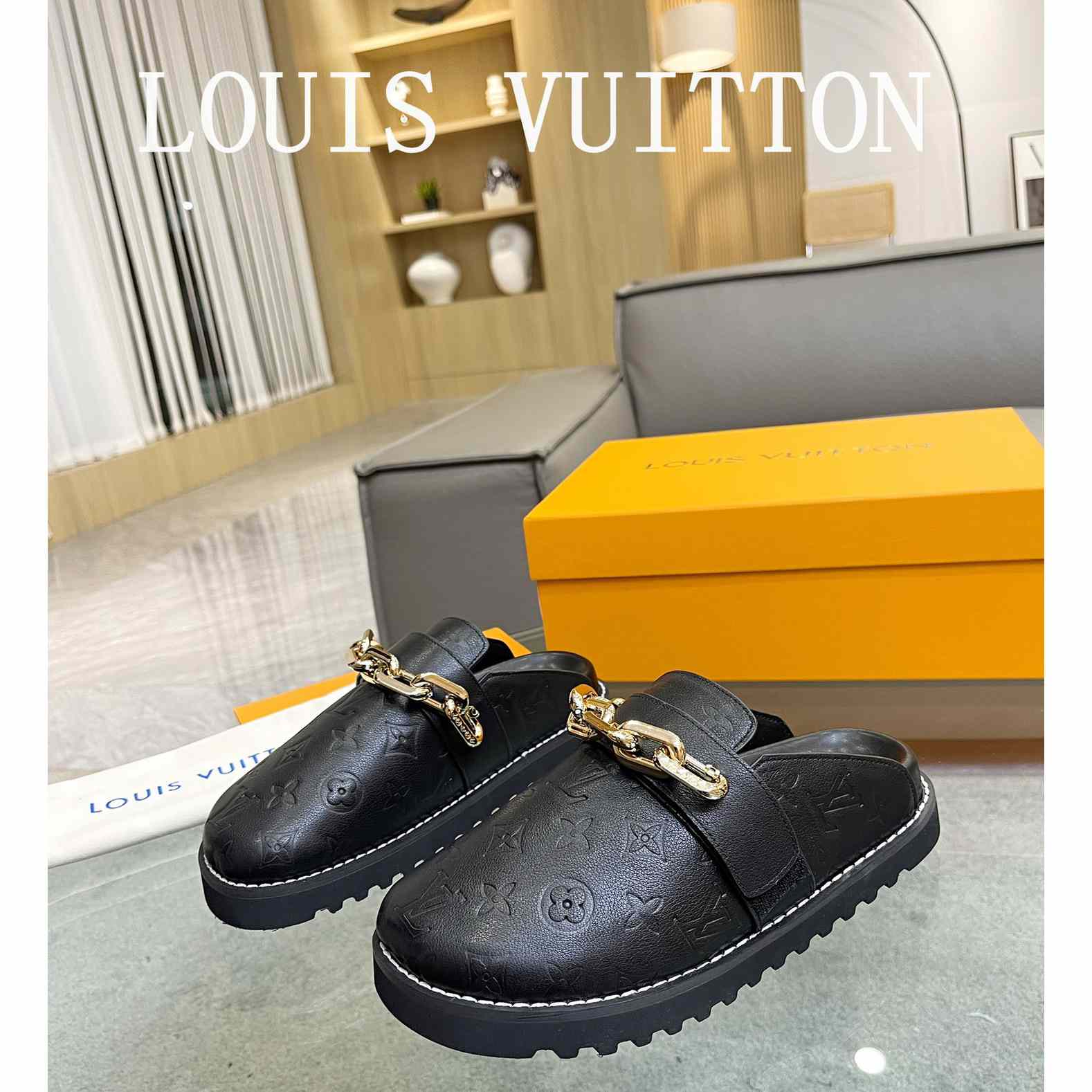 Louis Vuitton Lv Cozy Flat Comfort Clog 1AB3OS - EUR FASHION