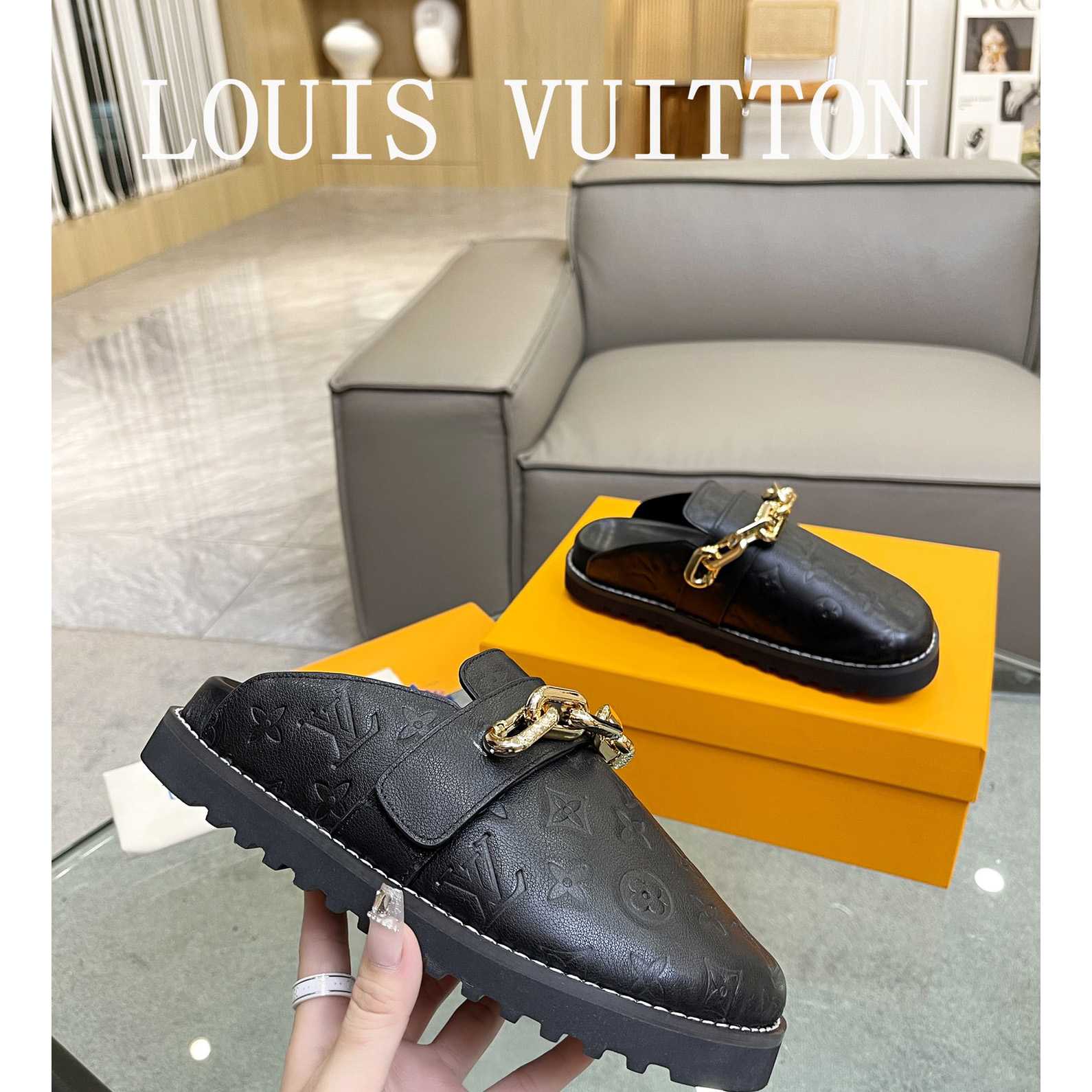 Louis Vuitton Lv Cozy Flat Comfort Clog 1AB3OS - EUR FASHION