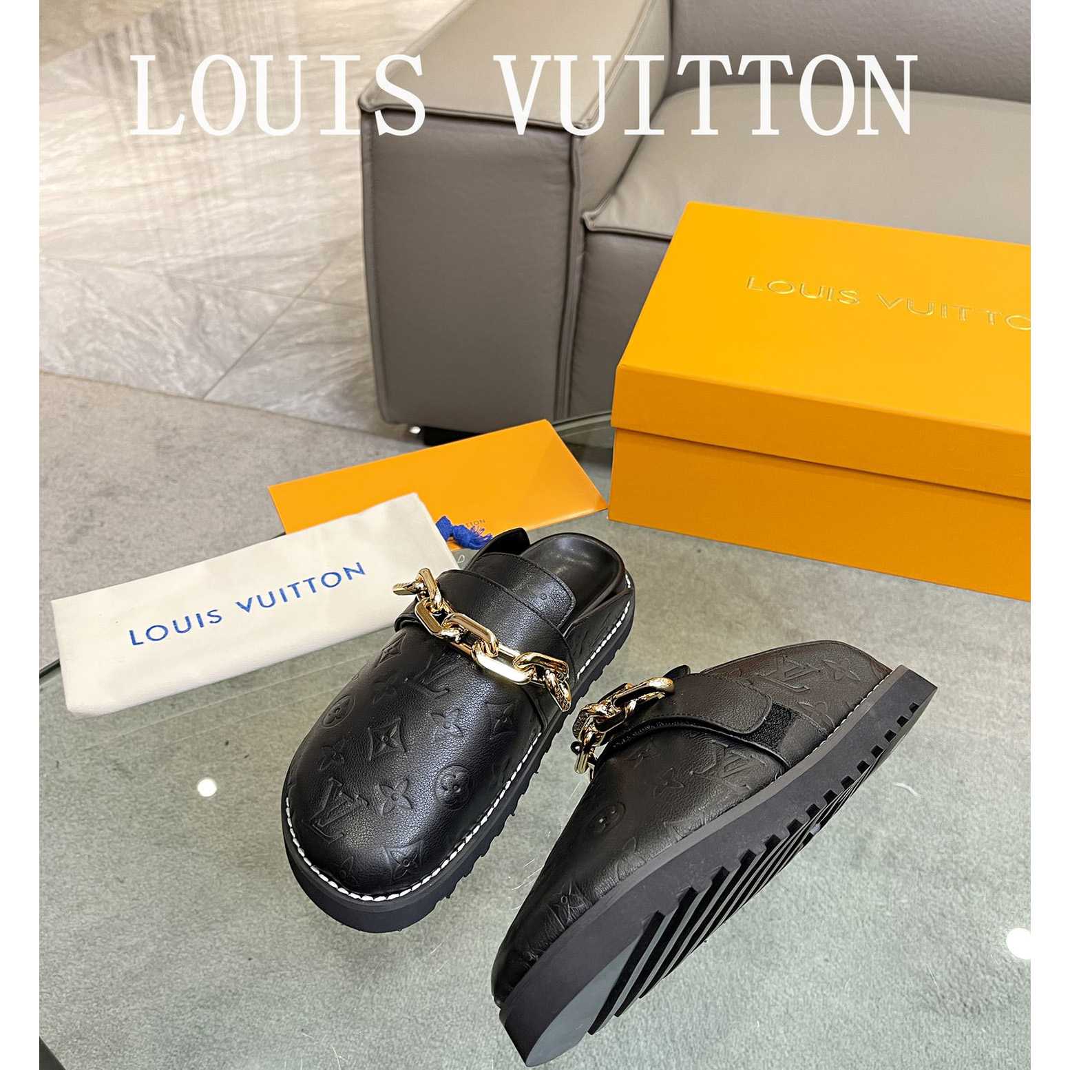 Louis Vuitton Lv Cozy Flat Comfort Clog 1AB3OS - EUR FASHION