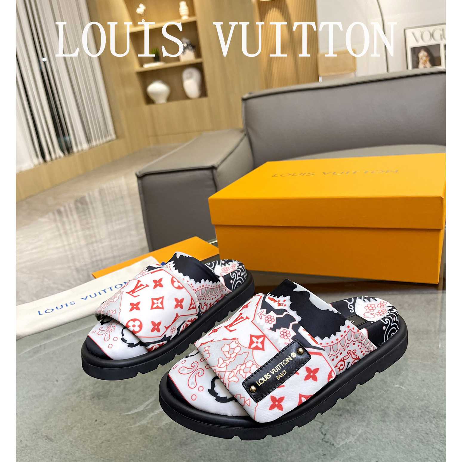 Louis Vuitton Slipper Pillow Flat Comfort Mule - EUR FASHION