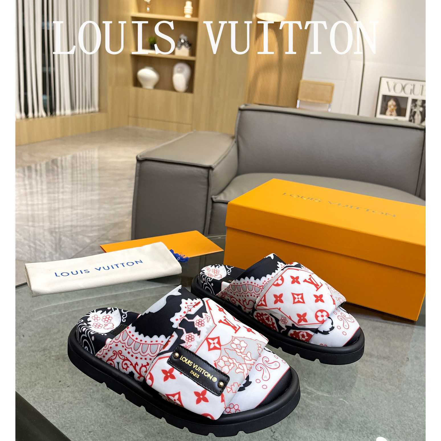 Louis Vuitton Slipper Pillow Flat Comfort Mule - EUR FASHION