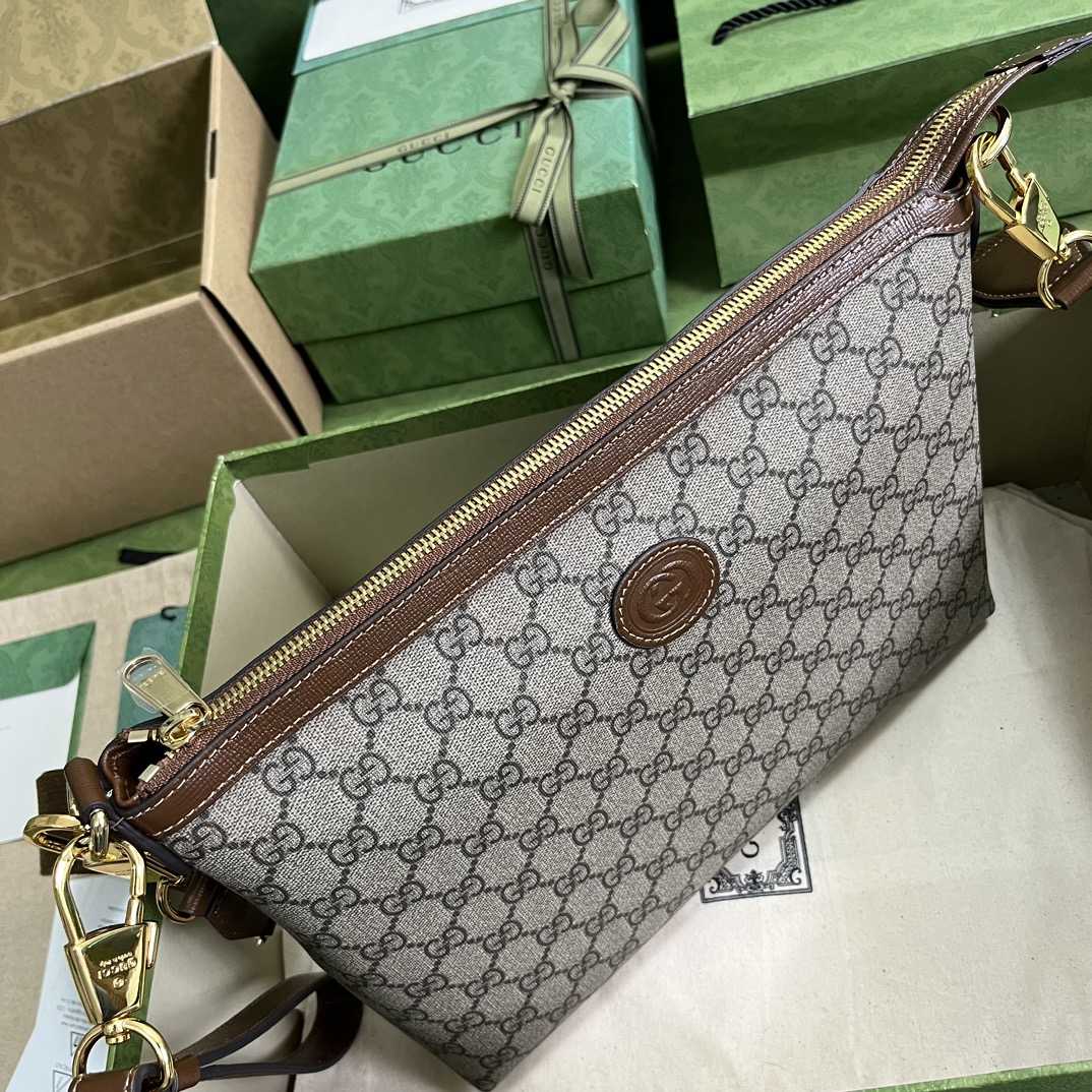 Gucci Messenger-Tasche mit ineinandergreifendem G (30–22,5–5 cm) - EUR FASHION