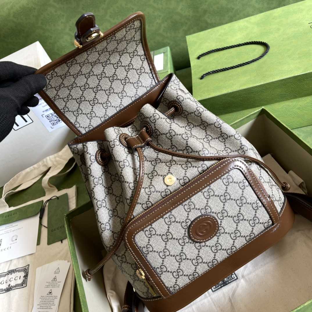 Gucci-Rucksack mit ineinandergreifendem G (26,5–30–13 cm) - EUR FASHION