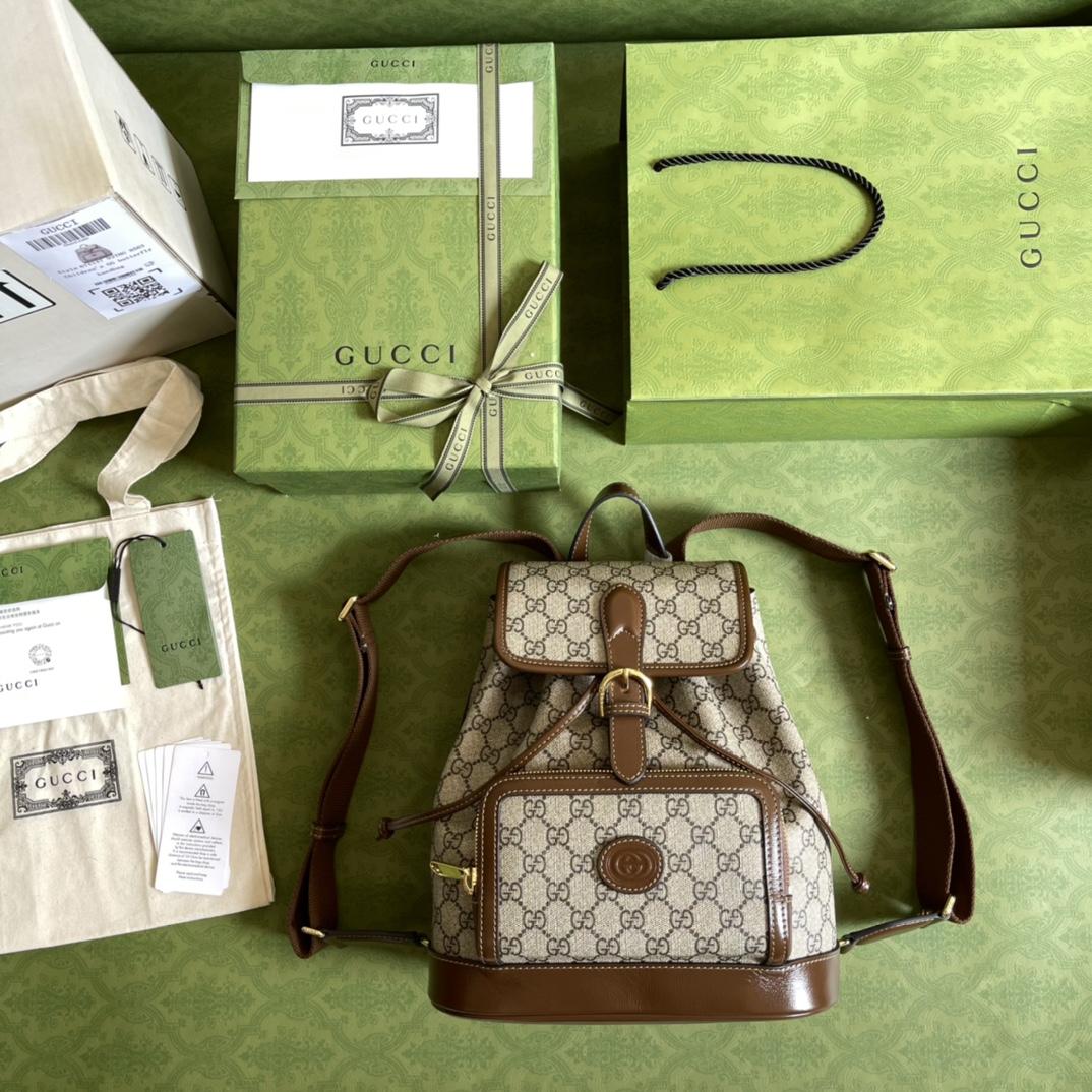 Gucci-Rucksack mit ineinandergreifendem G (26,5–30–13 cm) - EUR FASHION